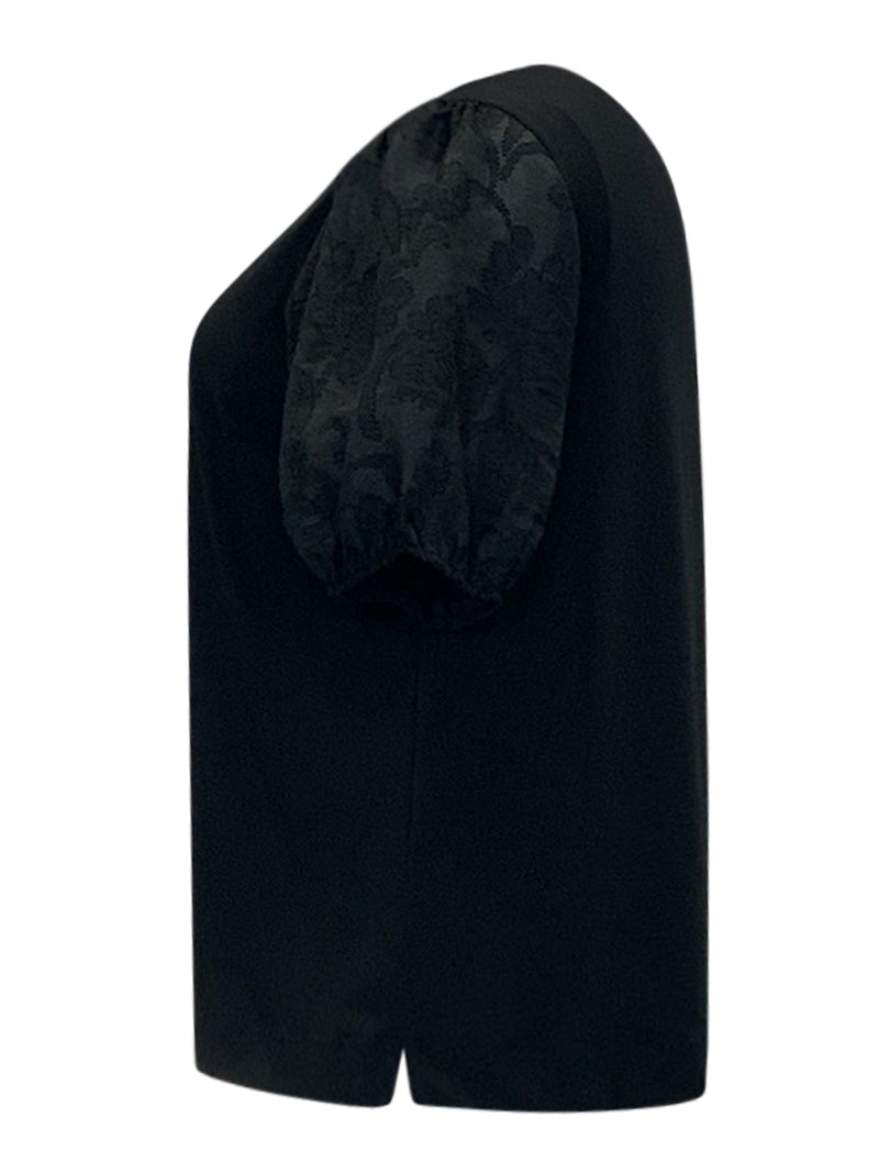 Blouses korte mouw zwart VPX