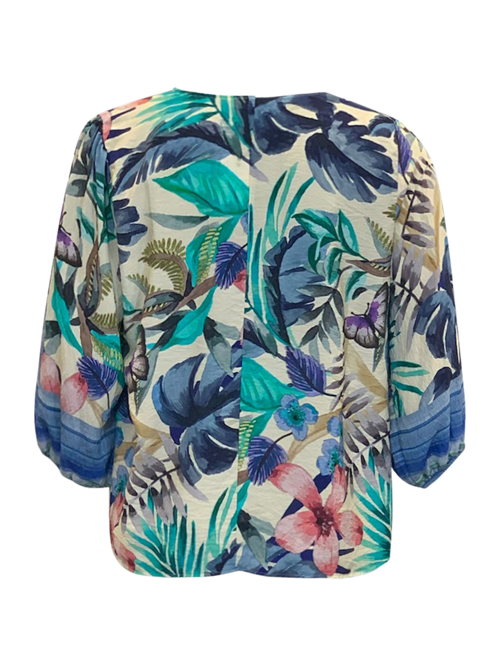 Blouses lange mouw blauw VPX