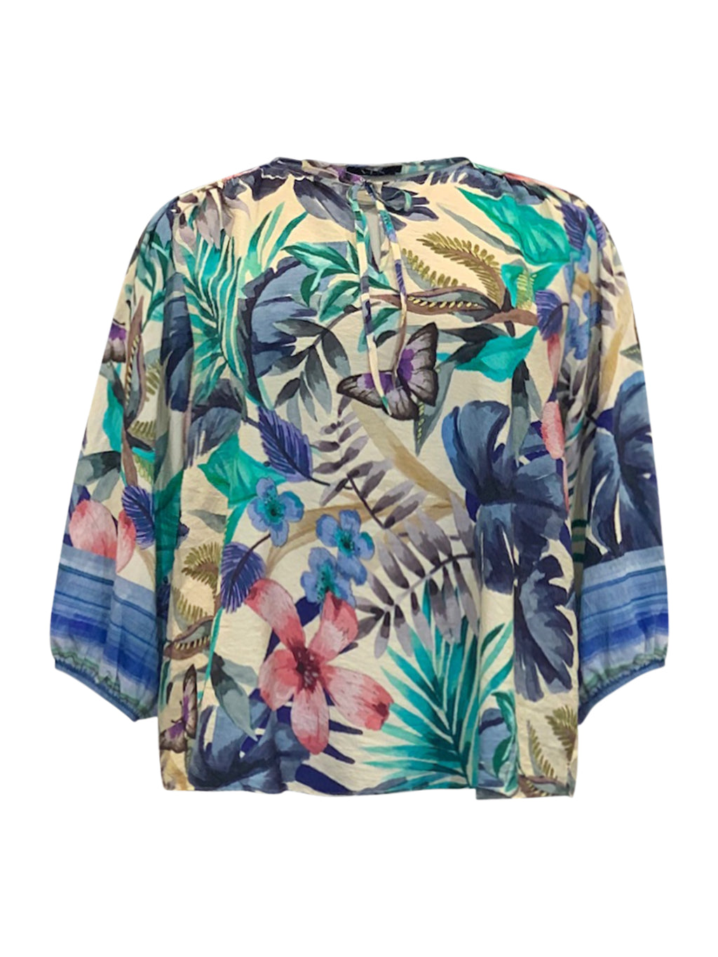 Blouses lange mouw blauw VPX