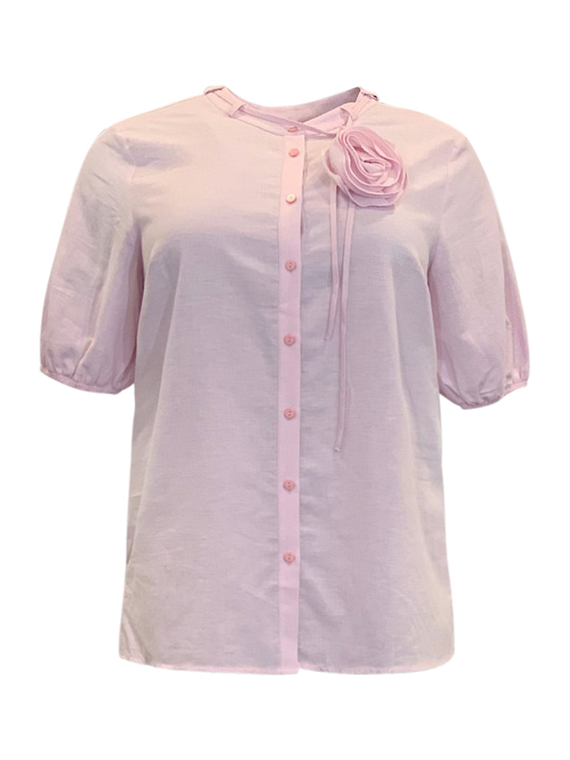 Blouses korte mouw roze VPX