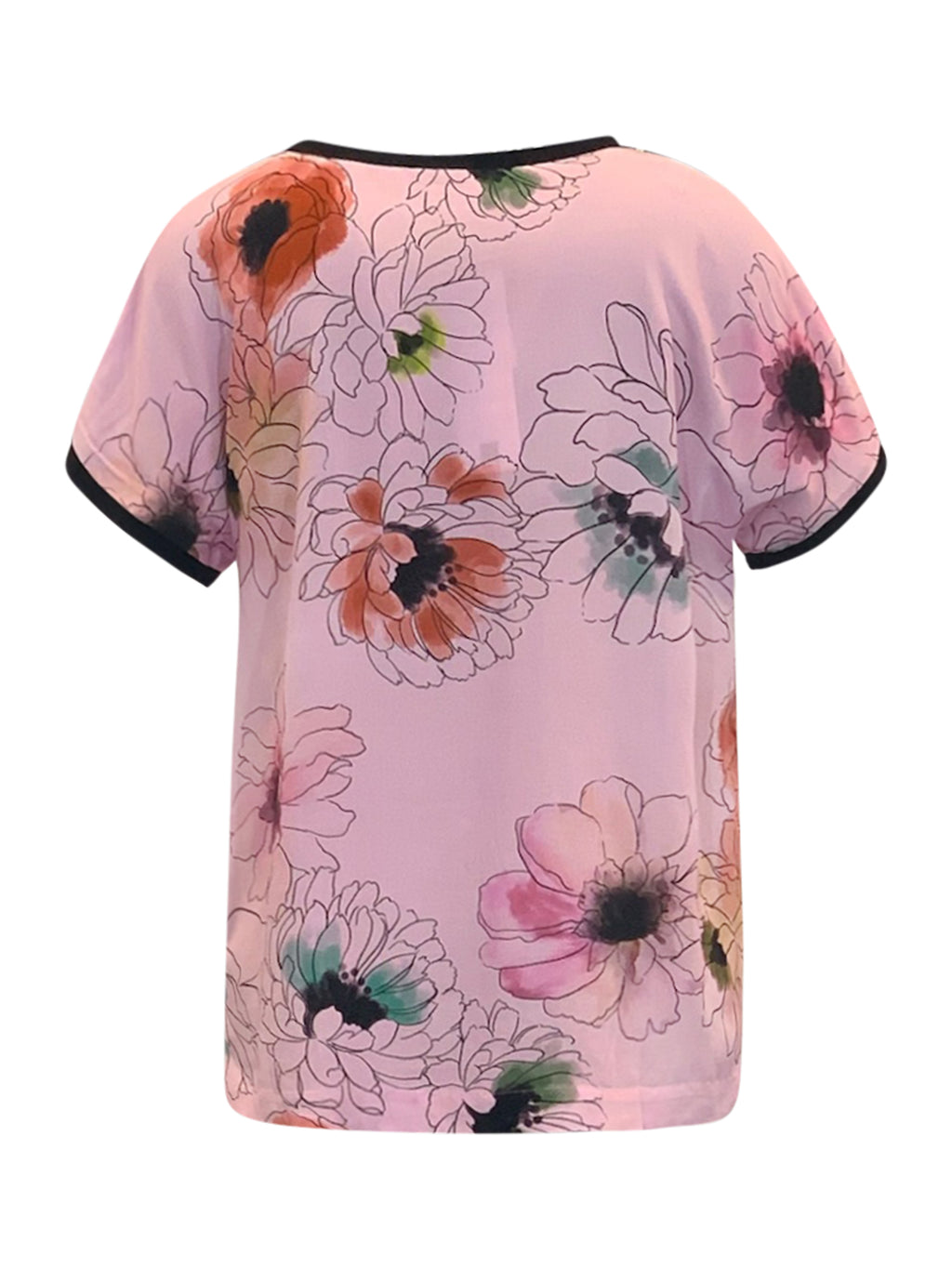 Blouses korte mouw roze VPX