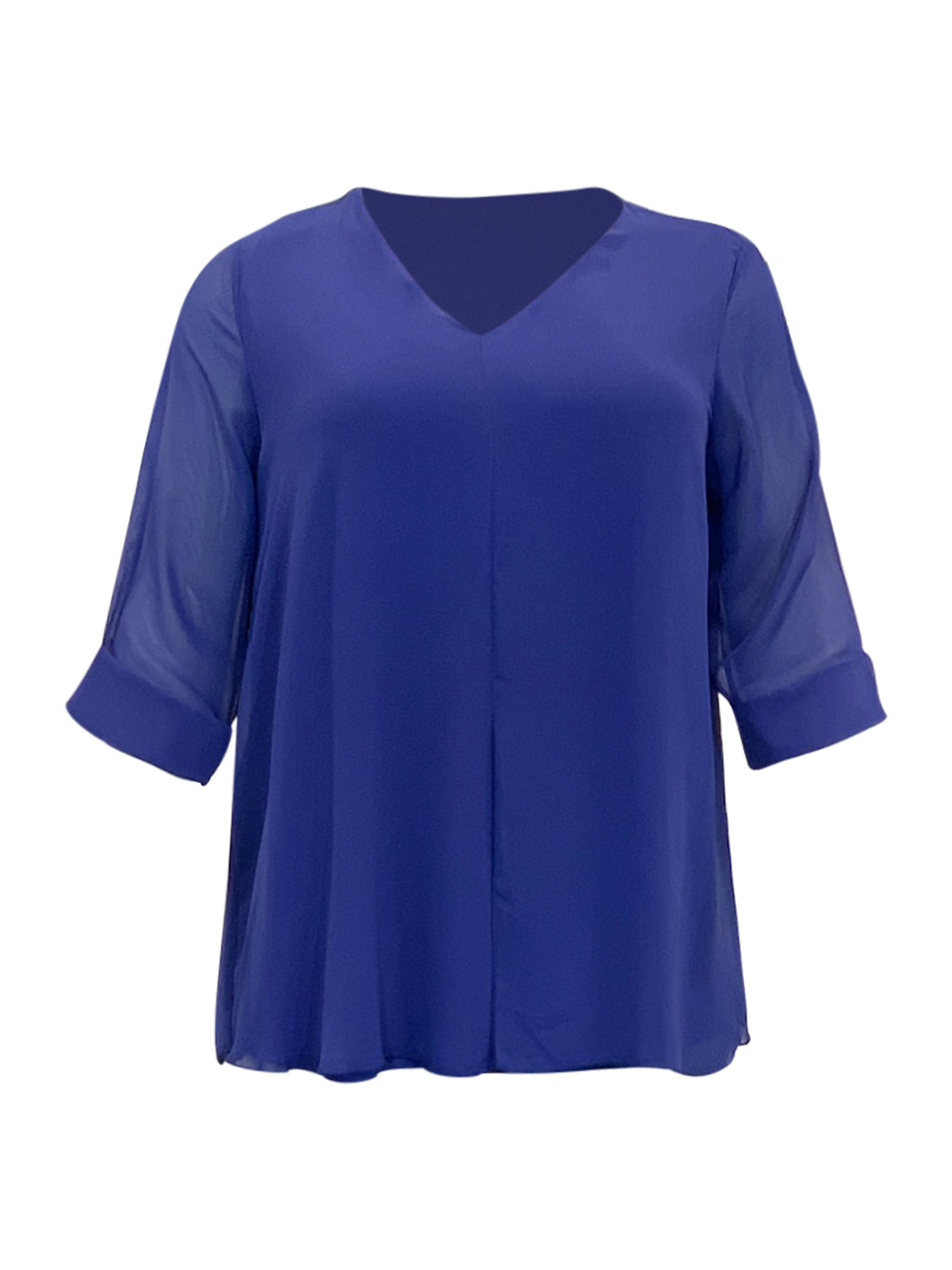 Blouses korte mouw blauw VPX
