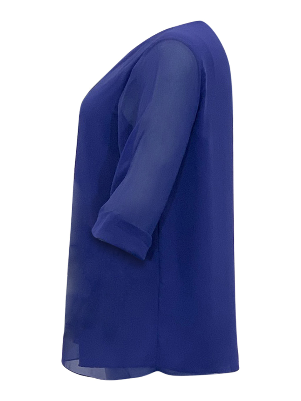 Blouses korte mouw blauw VPX