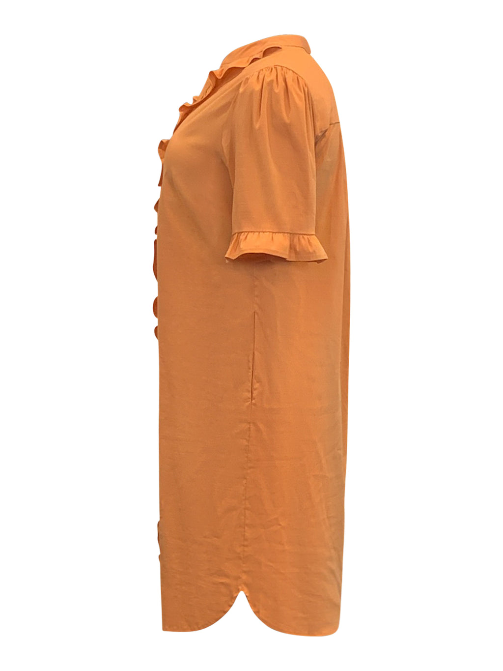 Jurken korte mouw oranje VPX