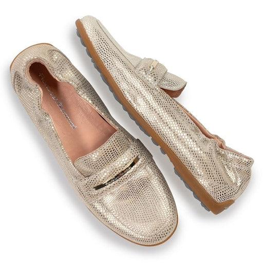 Loafers goud Floris Van Bommel
