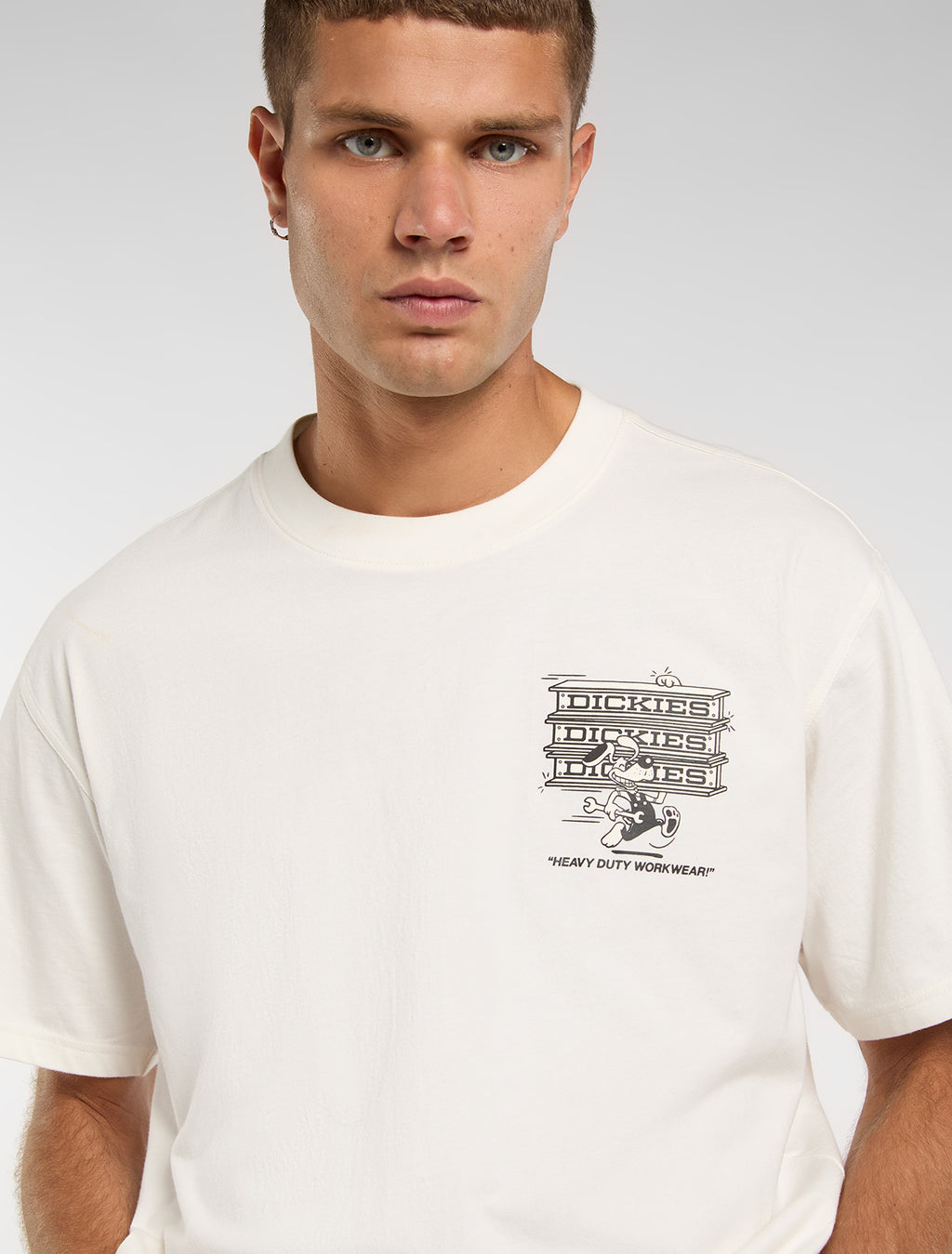 T-shirts korte mouw beige Dickies