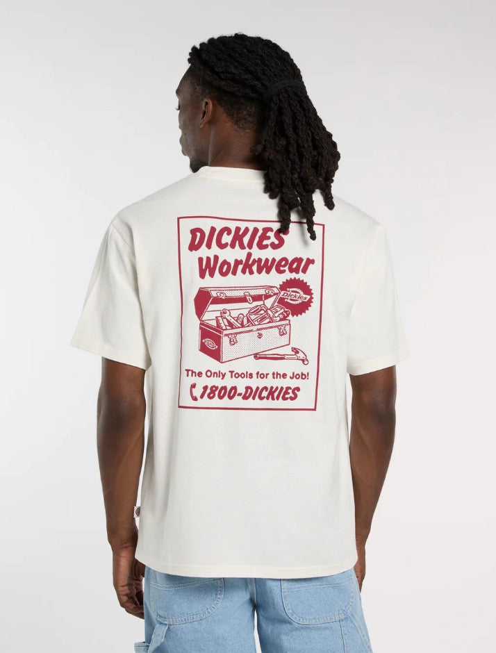 T-shirts korte mouw beige Dickies