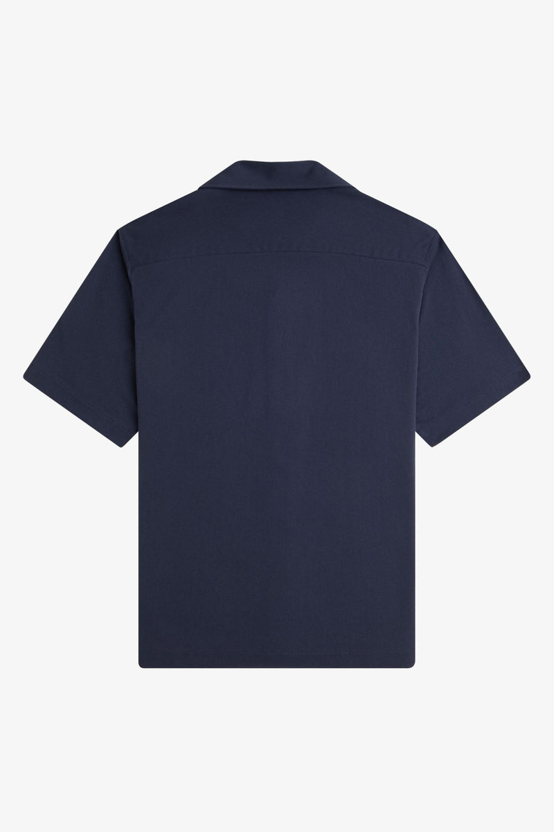 Hemden lange mouw navy Fred Perry