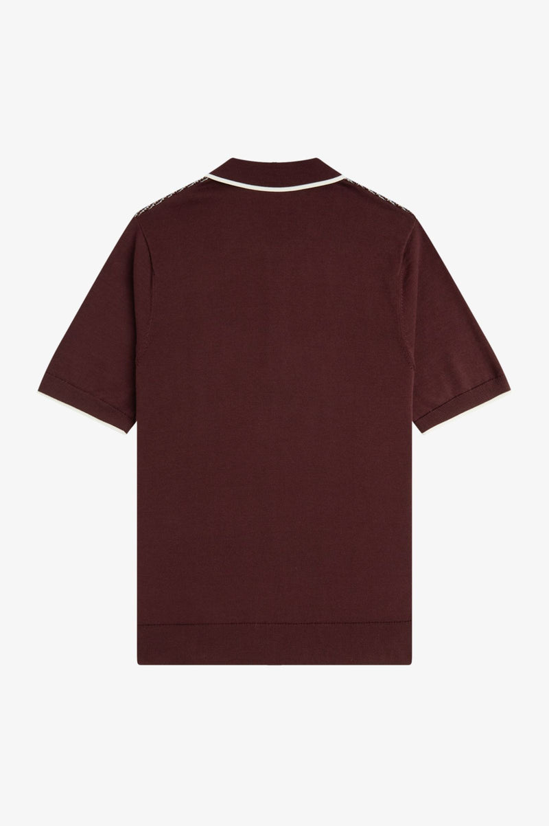 Polo's korte mouw bordeaux Fred Perry