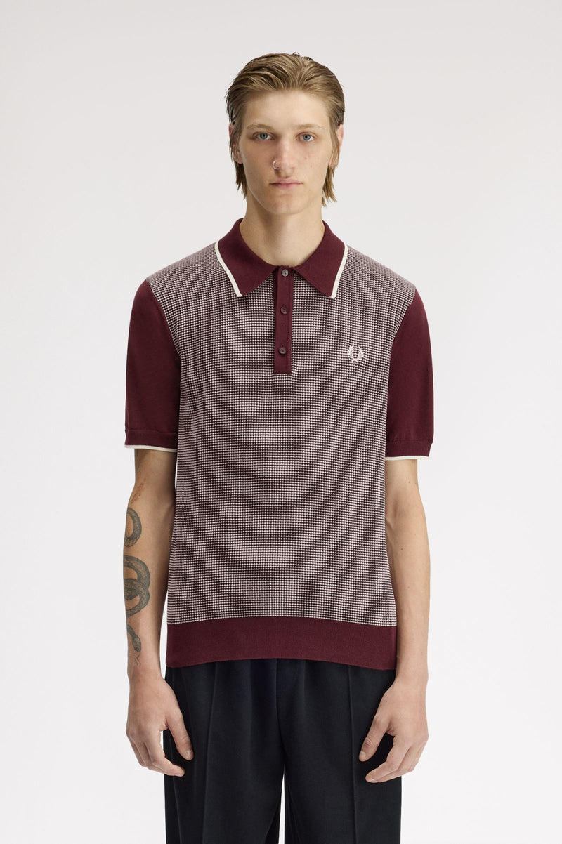 Polo's korte mouw bordeaux Fred Perry