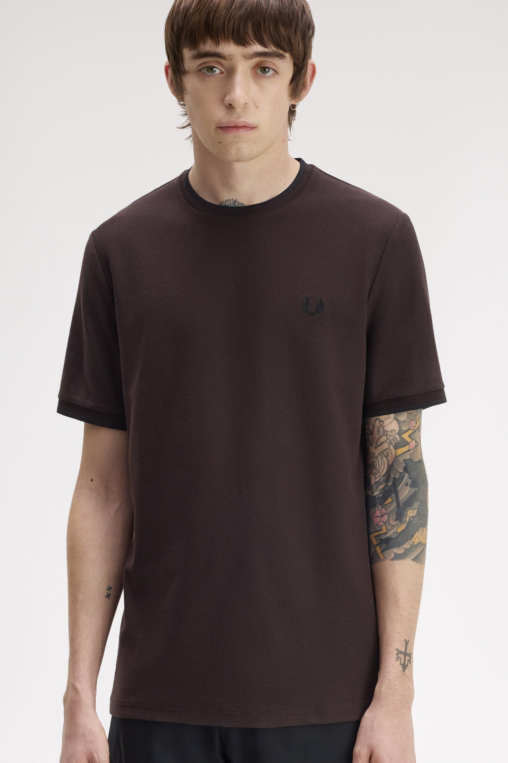T-shirts korte mouw bruin Fred Perry