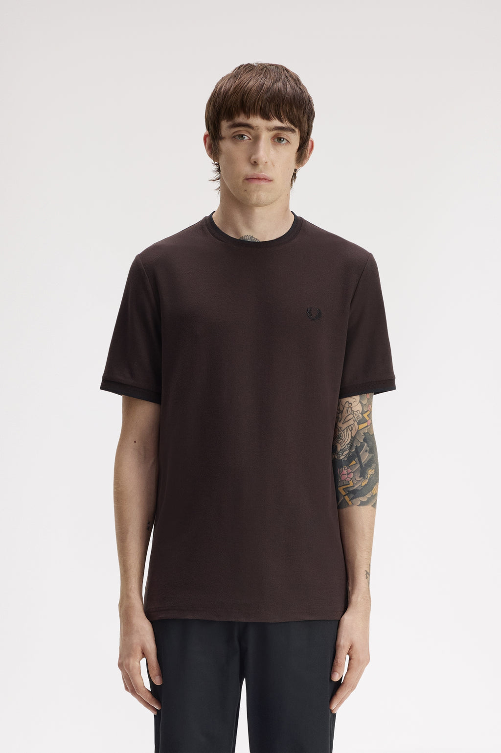 T-shirts korte mouw bruin Fred Perry
