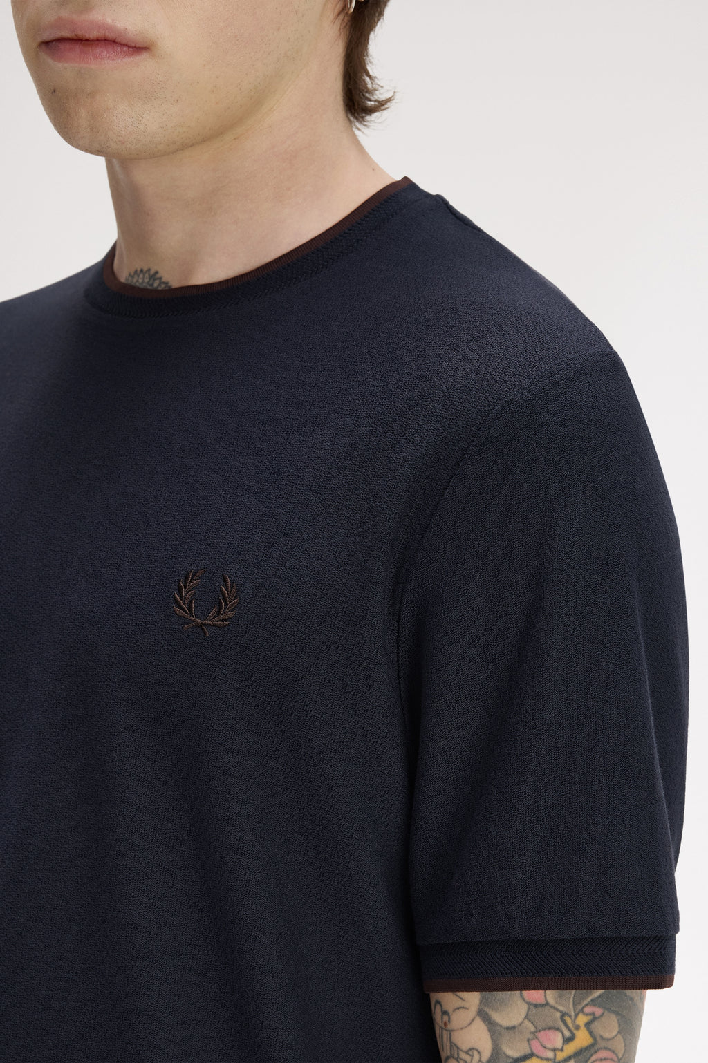 T-shirts korte mouw navy Fred Perry