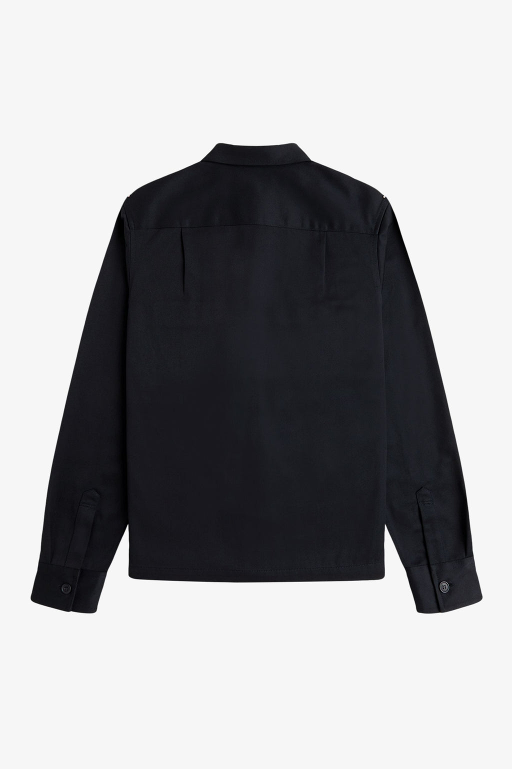 Hemden lange mouw zwart Fred Perry