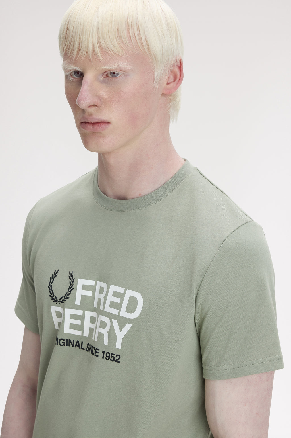 T-shirts korte mouw groen Fred Perry