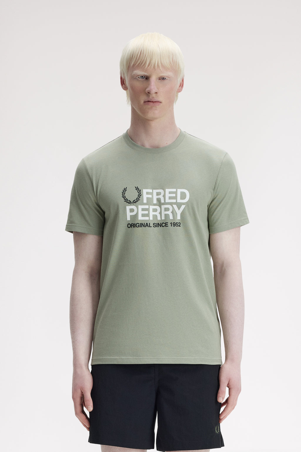 T-shirts korte mouw groen Fred Perry
