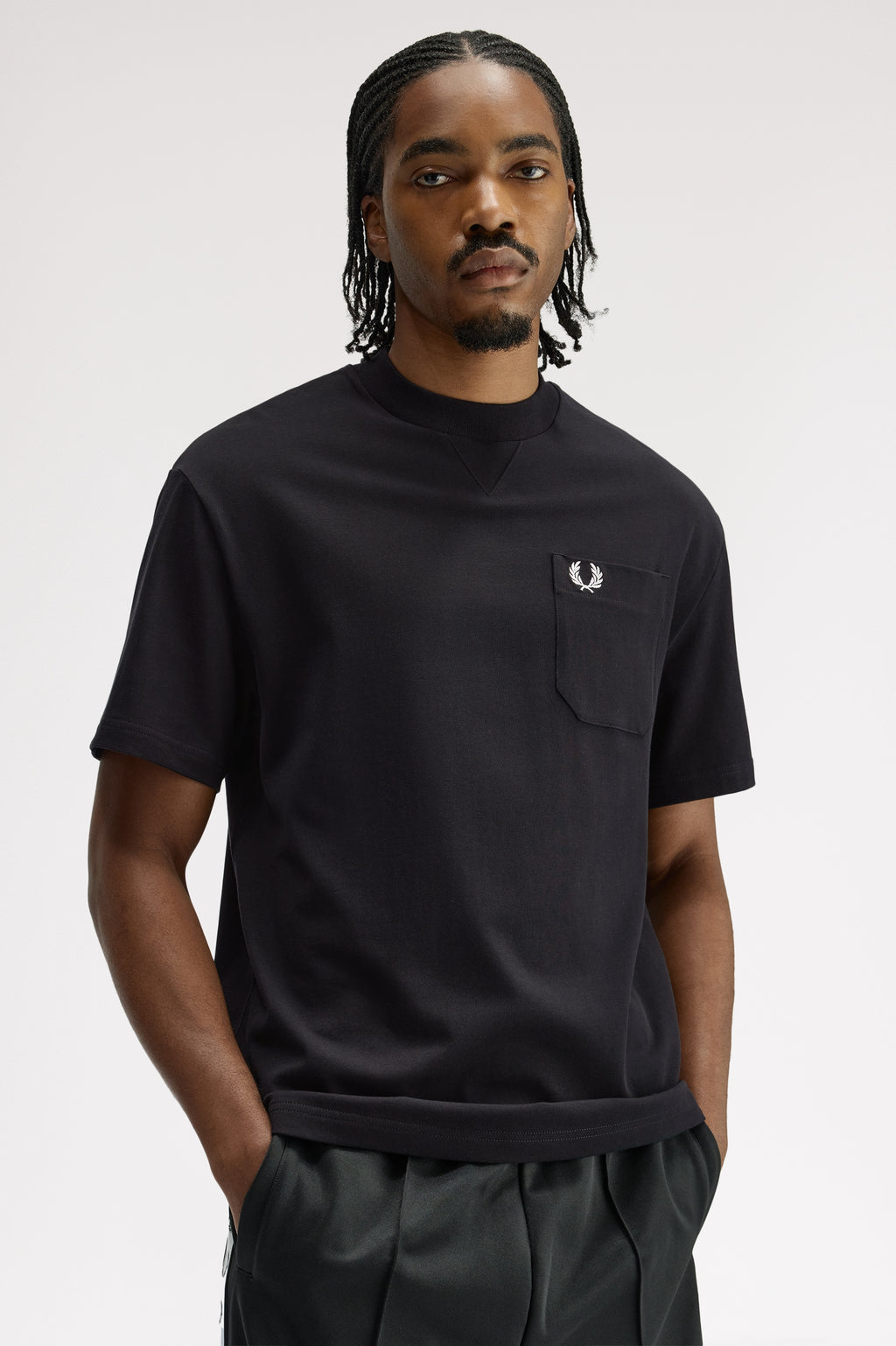 T-shirts korte mouw zwart Fred Perry
