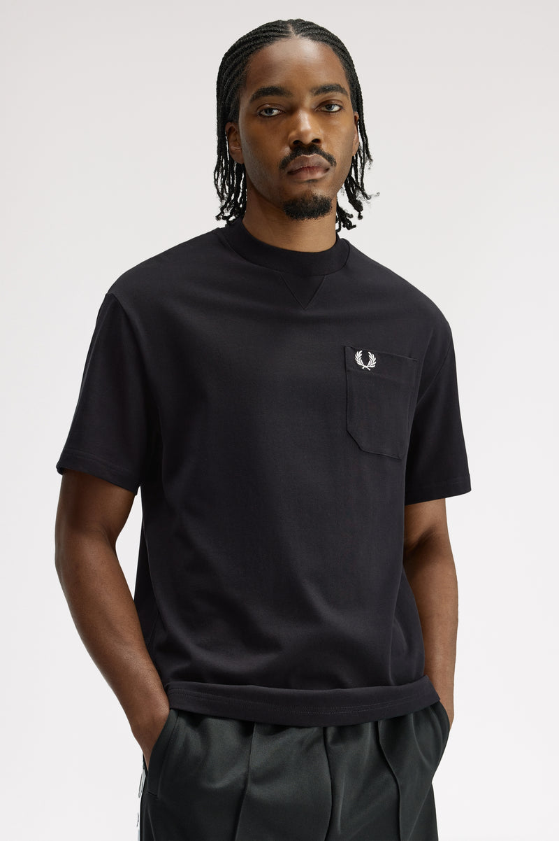 T-shirts korte mouw zwart Fred Perry
