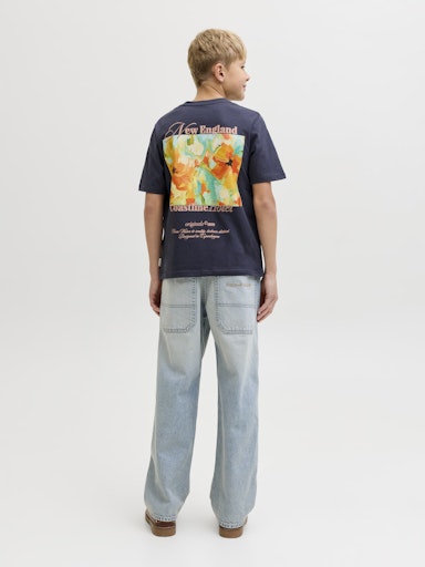 T-shirts korte mouw grijs JACK & JONES JUNIOR