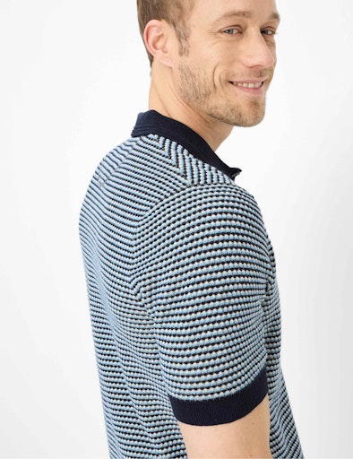 Polo's korte mouw navy BRAX