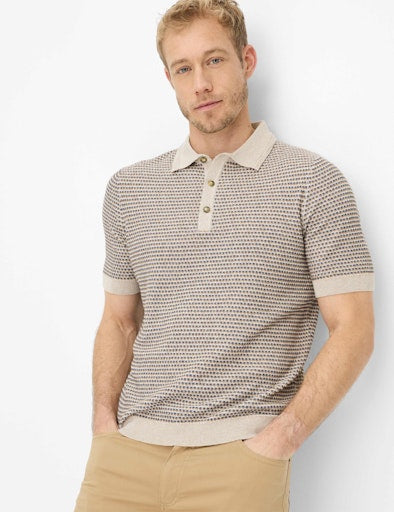 Polo's korte mouw bruin BRAX