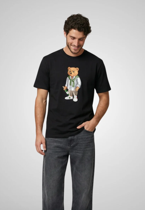 T-shirts korte mouw zwart Baron Filou