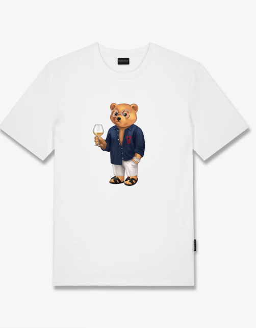 T-shirts korte mouw wit Baron Filou