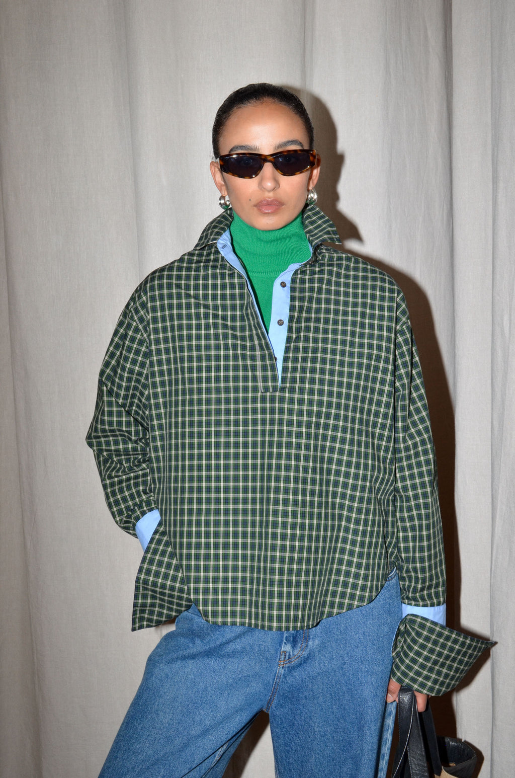 Blouses lange mouw groen Collectors Club
