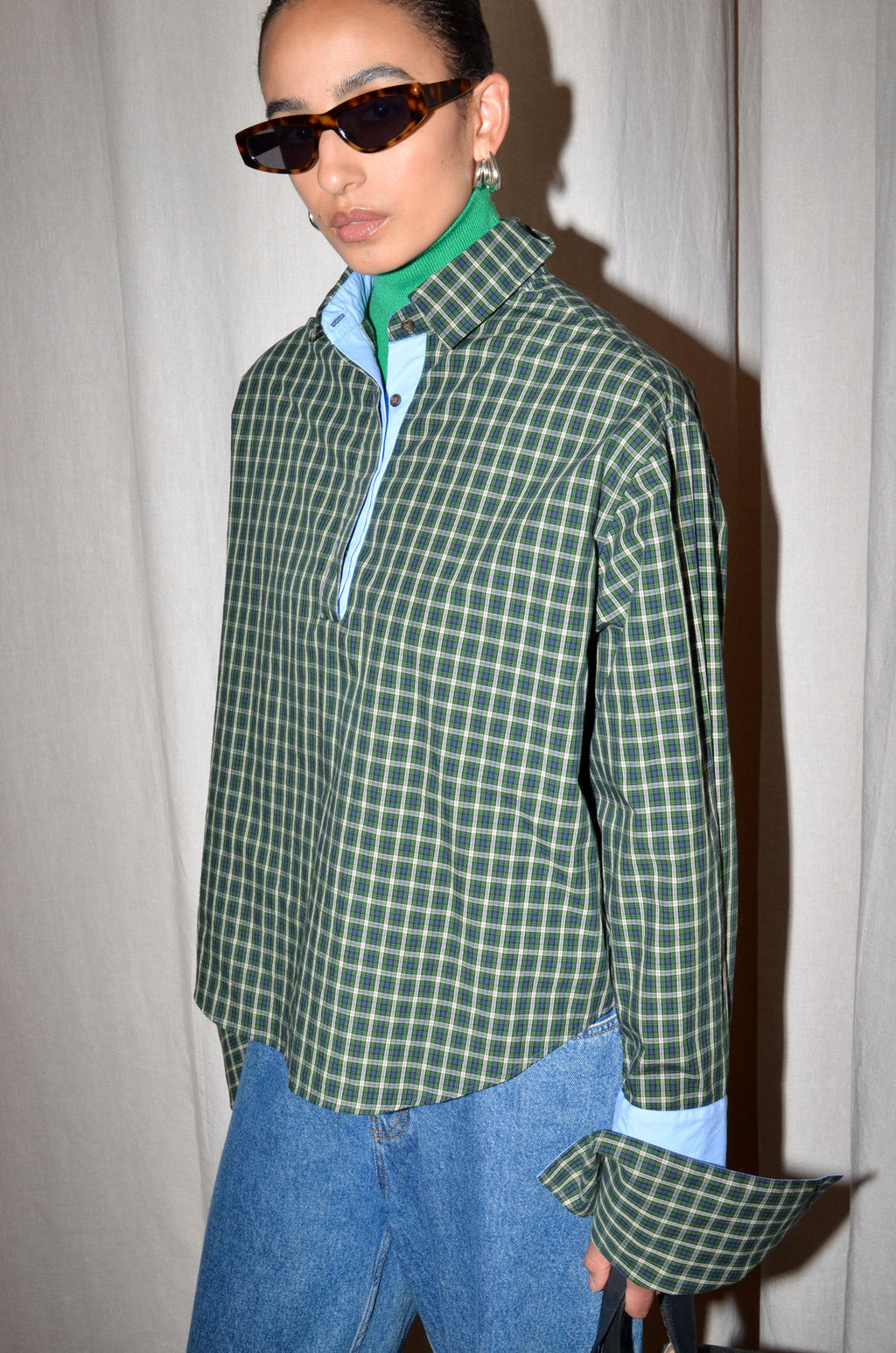 Blouses lange mouw groen Collectors Club