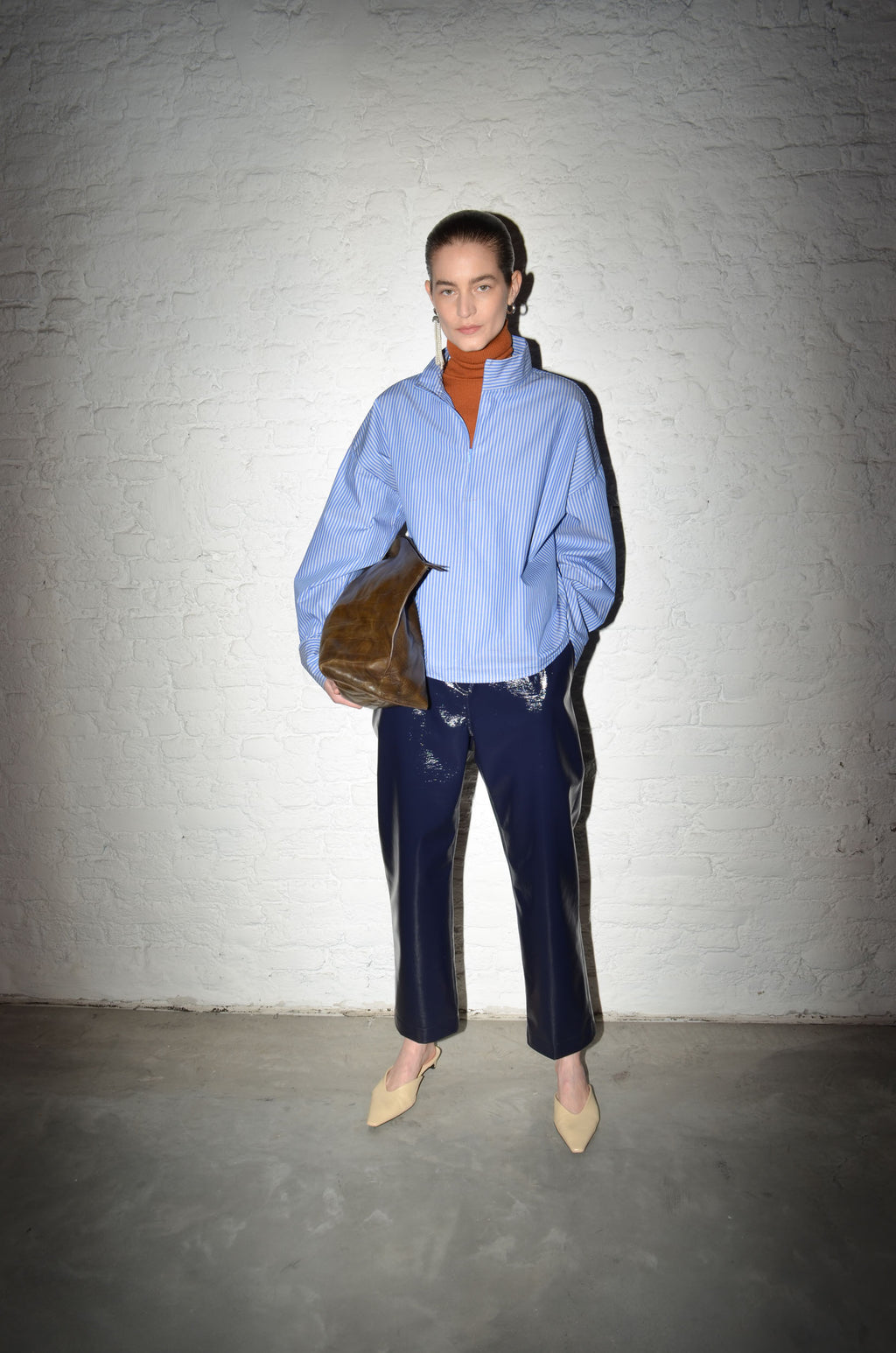 Blouses lange mouw blauw Collectors Club
