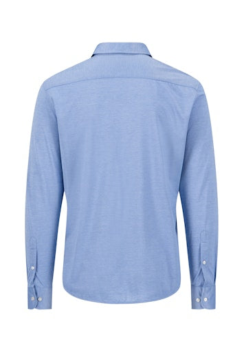 Hemden lange mouw blauw Fynch-Hatton