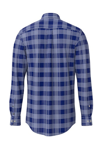 Hemden lange mouw blauw Fynch-Hatton