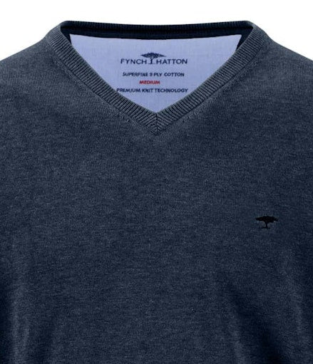 Pulls blauw Fynch-Hatton