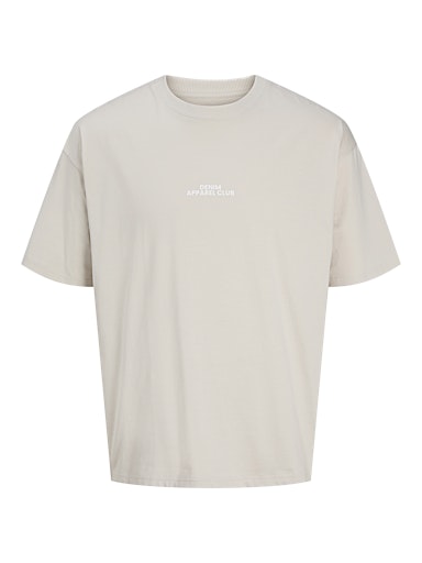 T-shirts korte mouw beige JACK & JONES JUNIOR