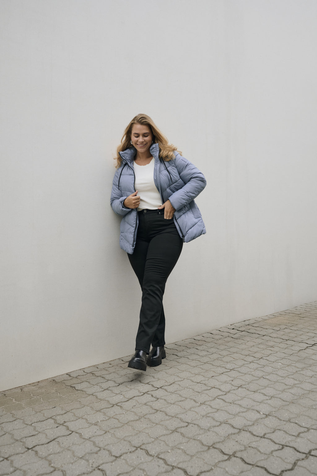 Jassen blauw Kaffe curve
