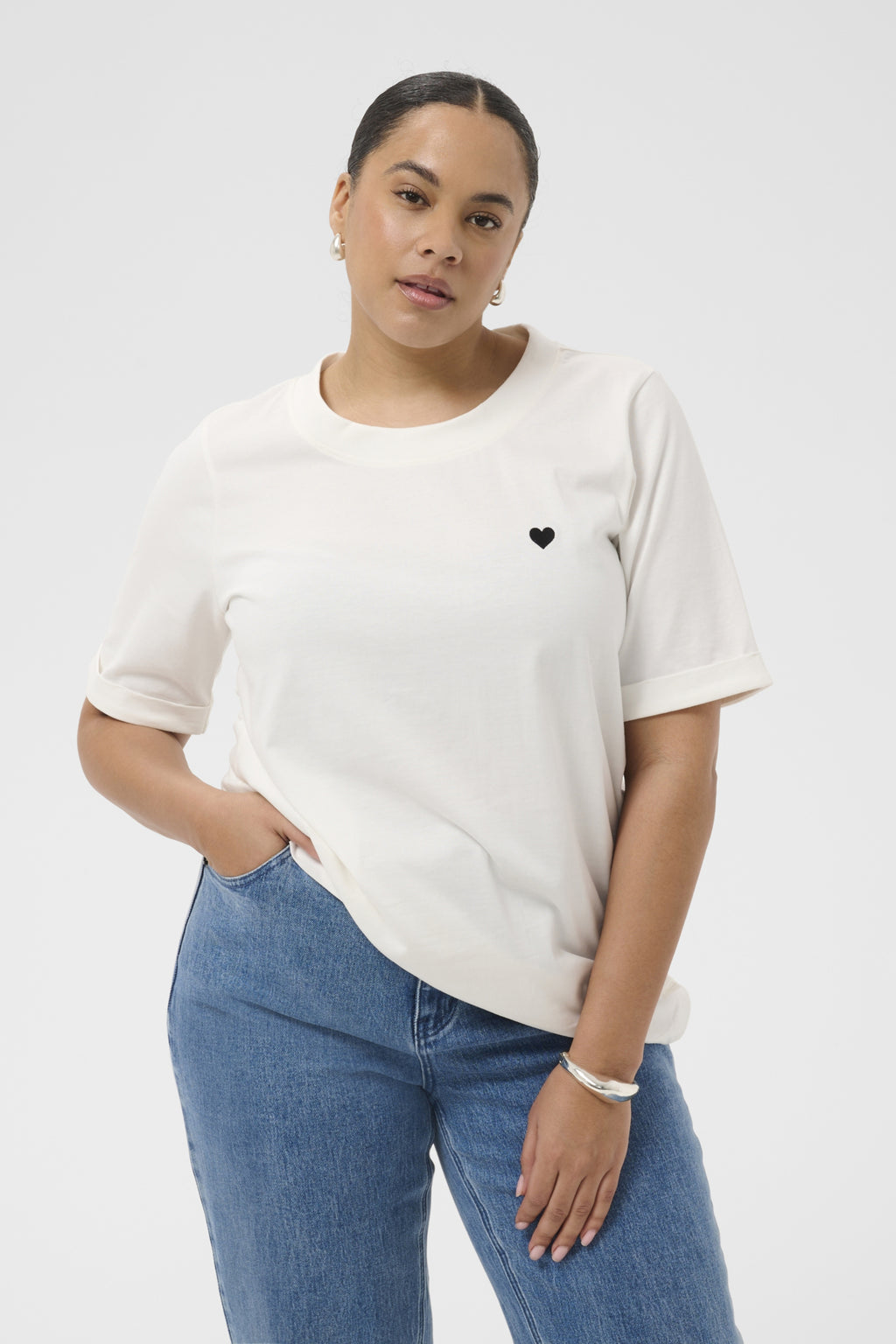 T-shirts korte mouw multicolor Kaffe curve