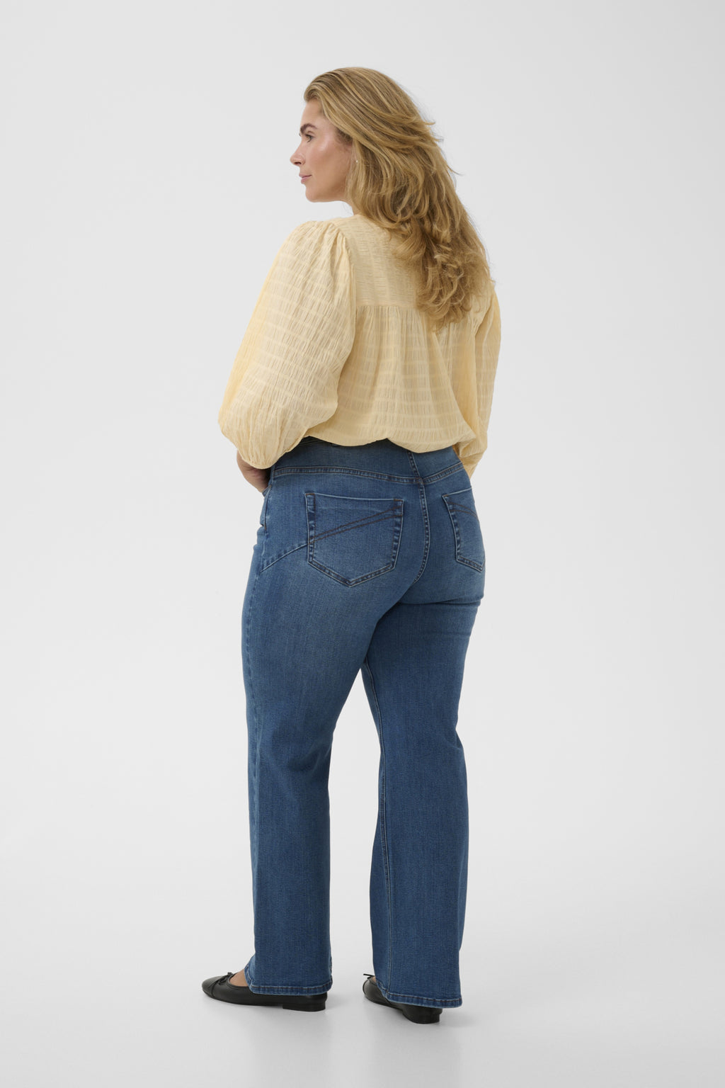 Jeans blauw Kaffe curve