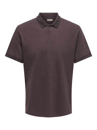Polo's korte mouw paars ONLY&SONS