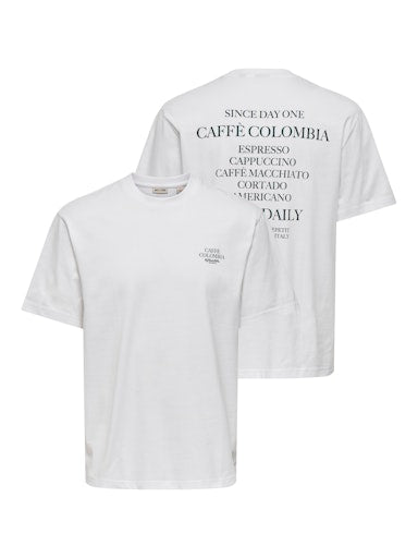 T-shirts korte mouw wit ONLY&SONS
