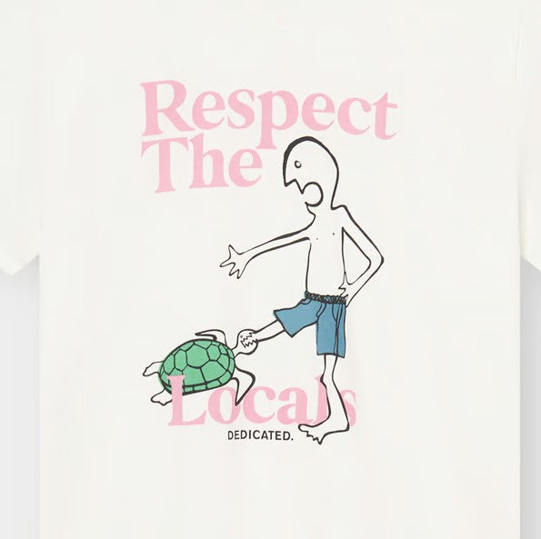T-shirts korte mouw wit Dedicated