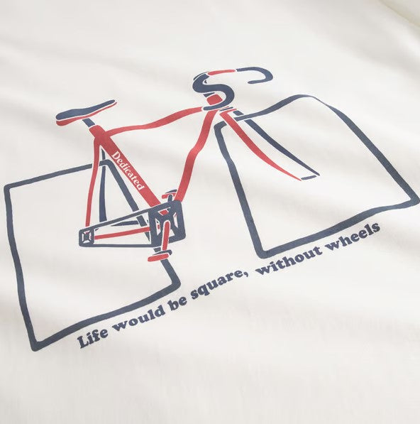 T-shirts korte mouw wit Dedicated