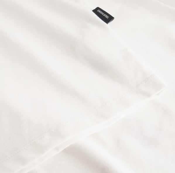 T-shirts korte mouw wit Dedicated