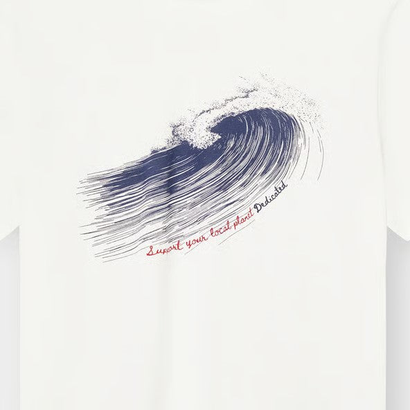 T-shirts korte mouw wit Dedicated