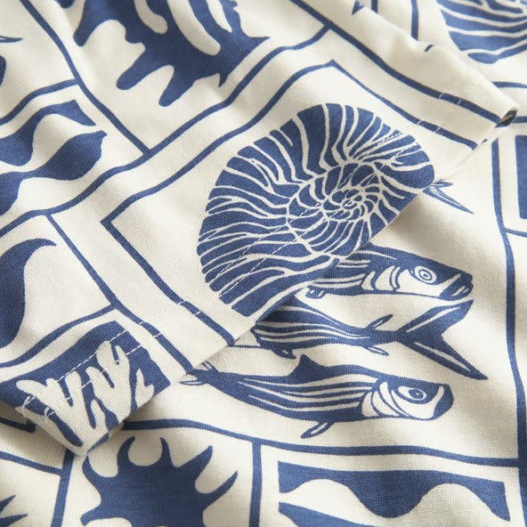 T-shirts korte mouw blauw Dedicated