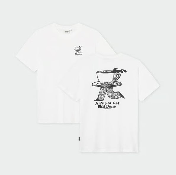 T-shirts korte mouw wit Dedicated