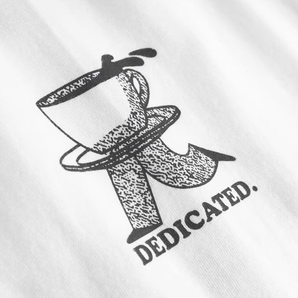 T-shirts korte mouw wit Dedicated