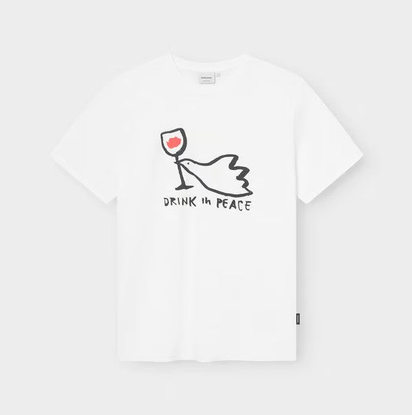 T-shirts korte mouw wit Dedicated