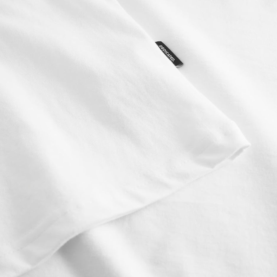 T-shirts korte mouw wit Dedicated