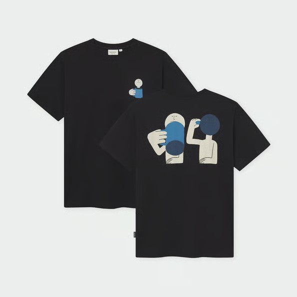 T-shirts korte mouw zwart Dedicated