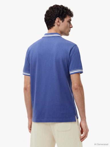 Polo's korte mouw blauw Tommy Jeans